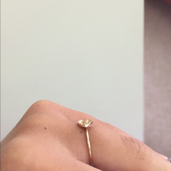 Gold leaf ring - Picture 3 of 3